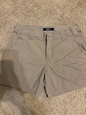 5.11 Tactical Women's Tan Utility Shorts